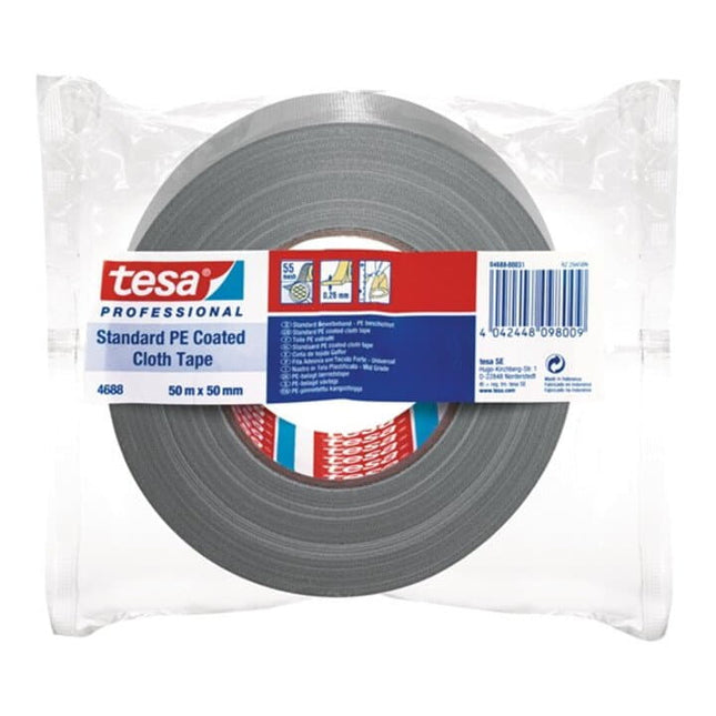 Nastro in tessuto TESA tesaband(R) Standard 4688 argento opaco ( 3000265406 )