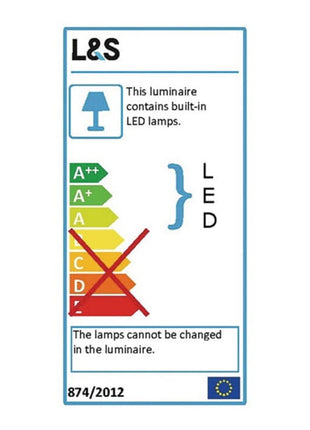 L&amp;S Luminaire encastré Chip Blanc neutre 12 V 4 W ( 3000550003 )