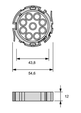 Spot encastrable L&amp;S MLD Emotion 12 V 1,8 W (3000550007)