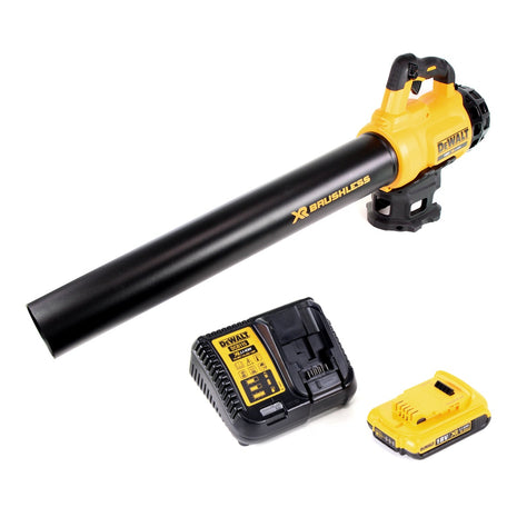 DeWalt DCM 562 D1 18V Li-Ion Akku Gebläse Laubbläser + 1x DCB 183 18V 2,0 Ah Akku + Ladegerät - Toolbrothers