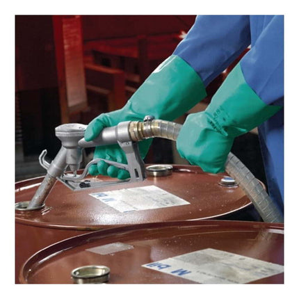 ANSELL guanti chimici AlphaTec Sol-Vex 37-675 taglia 8 verde ( 4000371484 )