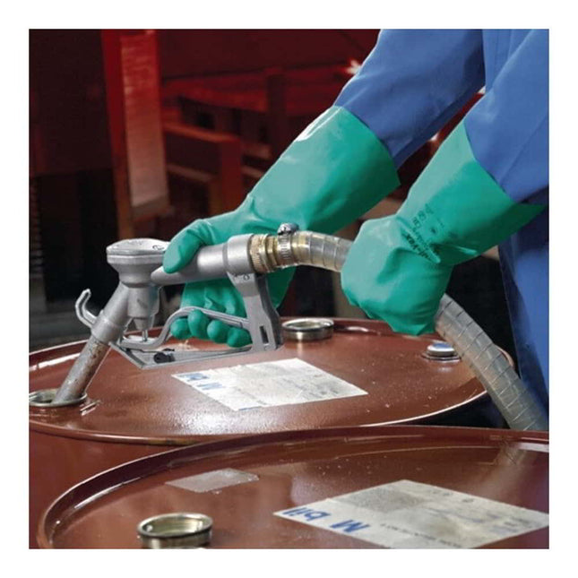 ANSELL guanti chimici AlphaTec Sol-Vex 37-675 taglia 9 verde ( 4000371485 )