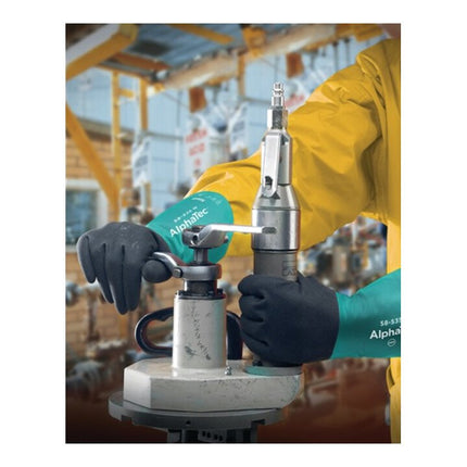 ANSELL AlphaTec 58-535W guanti chimici taglia 10 verde bottiglia/grigio antracite ( 4000371613 )