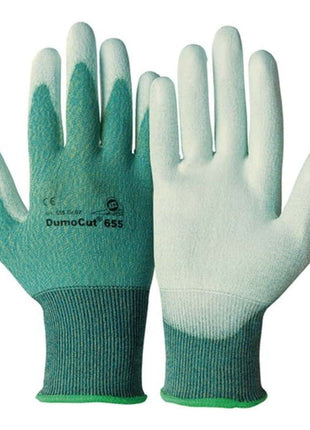 HONEYWELL Guantes de protección contra cortes DumoCut 655 talla 9 verde-azul/blanco (4000371791)