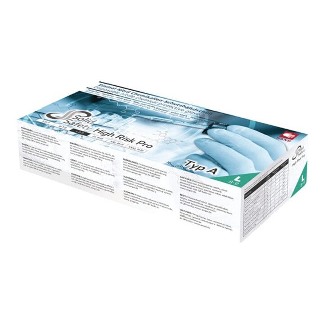 Guanti monouso AMPRI HighRisk Pro taglia L blu DPI categoria III ( 4000391030 )