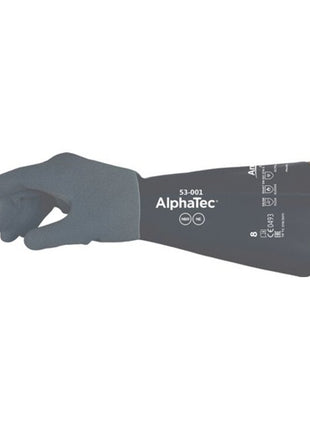 ANSELL Chemiehandschuhe AlphaTec 53-001 Größe 10 grau/schwarz ( 4000391155 )