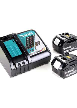 Makita DDF 482 RFEB Akku Bohrschrauber 18 Volt im Transportkoffer + 2x 3,0 Ah Akkus + Schnell Ladegerät - Toolbrothers