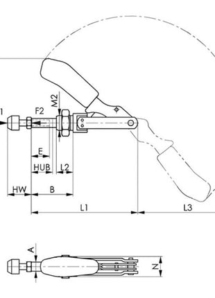 AMF Schubstangenspanner Nr. 6840 Größe 2 ( 4000604393 )