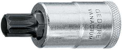 Inserto de llave de vaso GEDORE INX 19 1/2″ interior multidiente (4000770475)