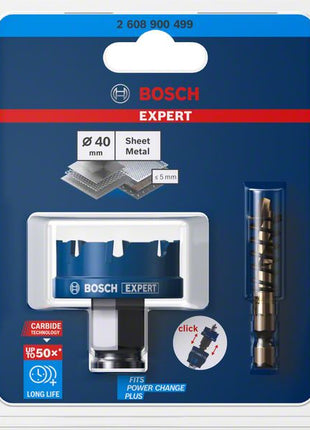 BOSCH Scie cloche Expert Sheet Metal Scie-Ø 40 mm Profondeur de coupe 5 mm ( 4000800274 )