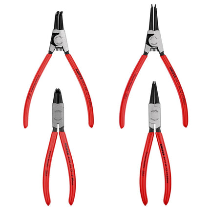 Set di pinze per anelli di sicurezza KNIPEX 4 pezzi in astuccio arrotolabile ( 4000810634 )