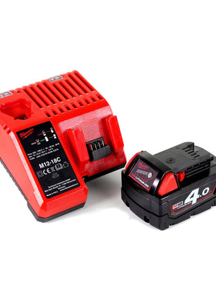 Milwaukee M18 AL-401C Akku LED Flutstrahler mit 1100 Lumen + 1x 4,0 Ah Akku + Universal Ladegerät - Toolbrothers