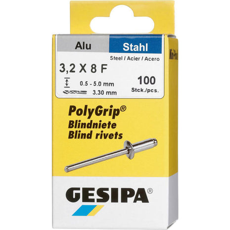 GESIPA Blindniet PolyGrip® Nietschaft d x l 3,2 x 8 mm ( 4000813757 )