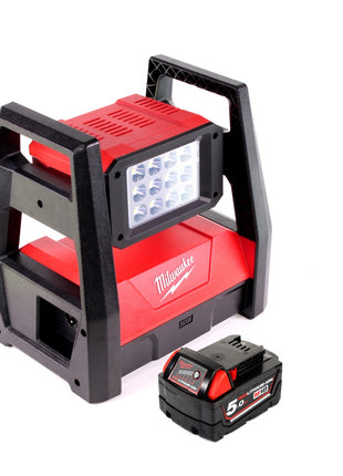 Milwaukee M18 HAL-501 Akku Flutstrahler mit 3000 Lumen + 1x 5,0 Ah Akku - Toolbrothers