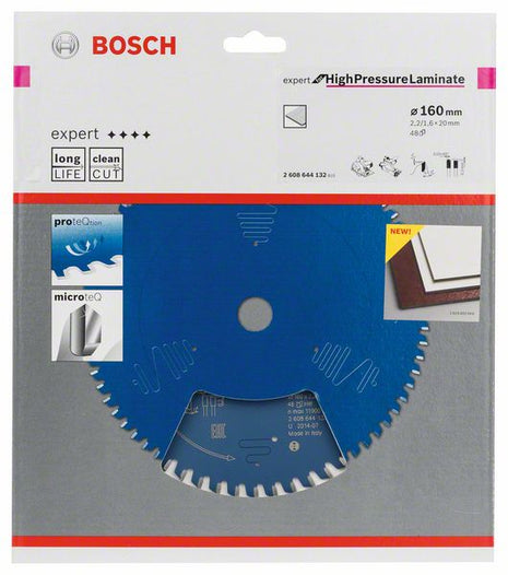 Hoja de sierra circular BOSCH diámetro exterior 160 mm número de dientes 48 TR-F (4000815467)