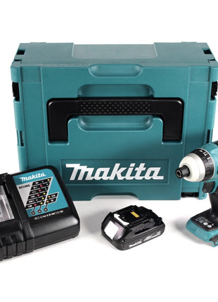 Makita DTP 141 RY1J Akku Quadroschrauber 18V 150Nm Brushless + 1x Akku 1,5Ah + Ladegerät + Makpac - Toolbrothers