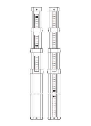 Varilla telescópica NEDO longitud 1,22-5 m (4000818001)