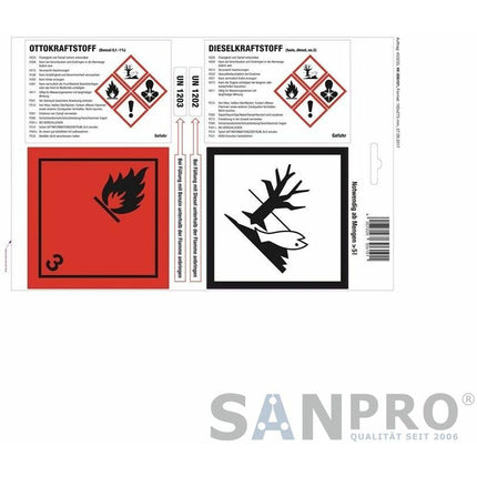 Etichetta adesiva HÜNERSDORFF lunghezza 275 mm larghezza 182 mm ( 4000818984 )