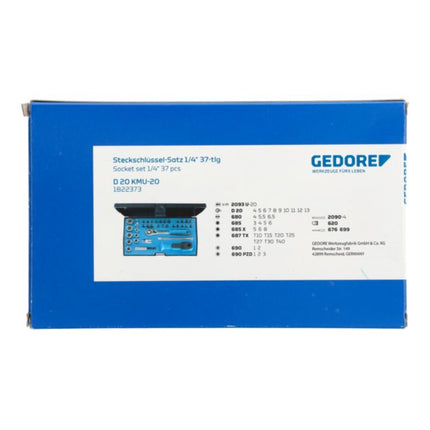 Set di chiavi a bussola GEDORE D 20 SME-20 37 pezzi 1/4 ″ ( 4000820548 )