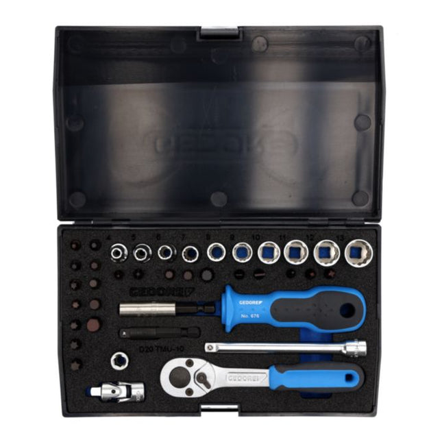 Set di chiavi a bussola GEDORE D 20 TMU-10 40 pezzi 1/4 ″ ( 4000820559 )