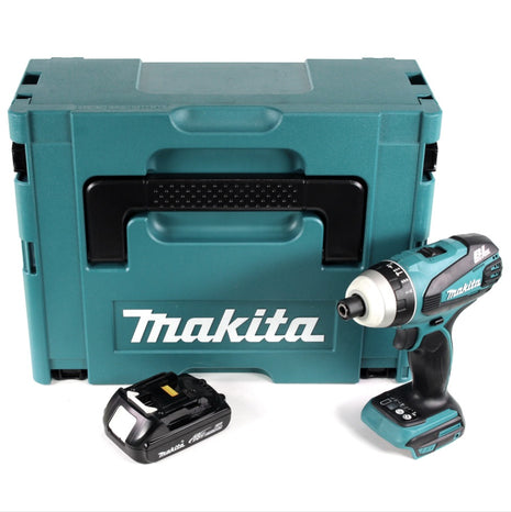 Makita DTP 141 Y1J Akku Quadroschrauber 18V 150Nm Brushless + 1x Akku 1,5Ah + Makpac - ohne Ladegerät - Toolbrothers