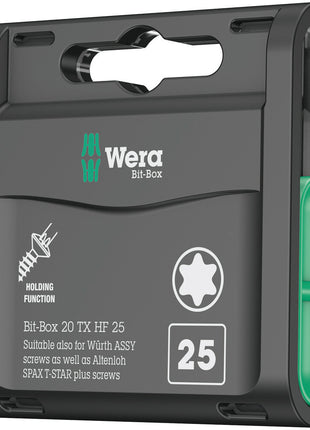 WERA Bitgroßpackung Bit-Box 20 TX HF T 20 Länge 25 mm ( 4000822458 )