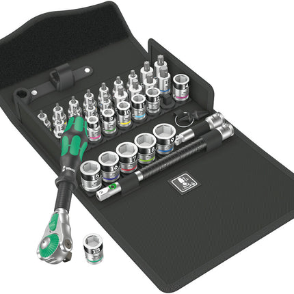 WERA Steckschlüsselsatz 8100 SB ALL-in Zyklop Speed 35-teilig 3/8 ″ ( 4000822460 )