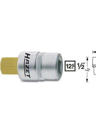 HAZET Douille 986 1/2 ″ 6 pans creux ( 4000822750 )