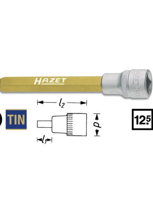 Inserto de llave de vaso HAZET 986KK 1/2″ hexágono interior (4000822760)