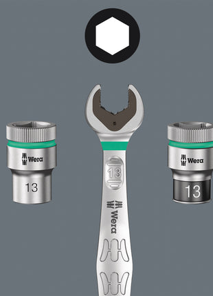 WERA Doppelmaulschlüssel Joker 6005 6 x 7 mm Länge 112 mm ( 4000823159 )