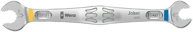 WERA doppia chiave aperta Joker 6005 6 x 7 mm lunghezza 112 mm ( 4000823159 )