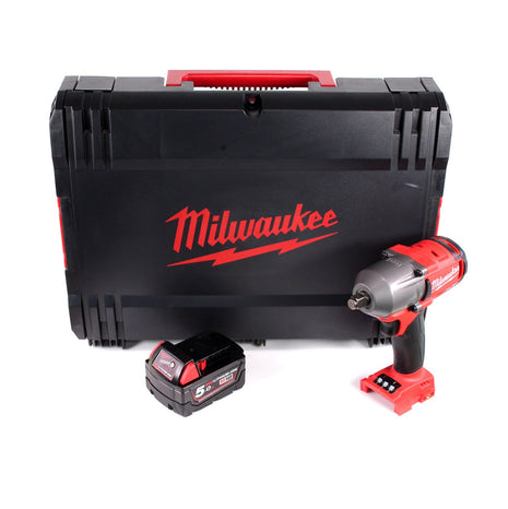 Milwaukee M18 FMTIWF12-501X Akku Schlagschrauber 18V 610Nm Brushless + 1x Akku 5,0Ah + HD Box - ohne Ladegerät - Toolbrothers