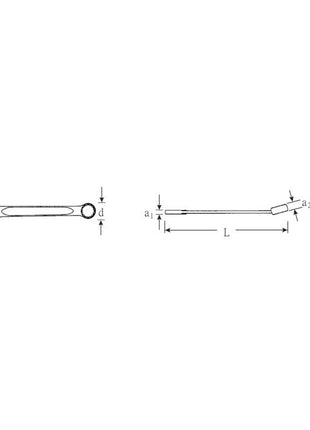 STAHLWILLE Klucz płasko-oczkowy OPEN BOX 13 SW 13 mm Długość 160 mm ( 4000826008 )