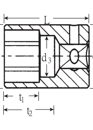 STAHLWILLE Steckschlüsseleinsatz 40 1/4 ″ 6-kant ( 4000826211 )