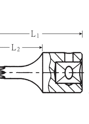 STAHLWILLE Socket 44 KTX 1/4 ″ TX ( 4000826232 )