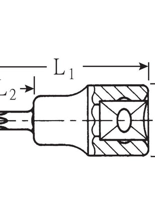 STAHLWILLE Steckschlüsseleinsatz 1/2 ″ TX ( 4000826392 )