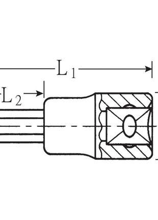 Inserto de llave de vaso STAHLWILLE 54 1/2″ hexágono interior (4000826404)