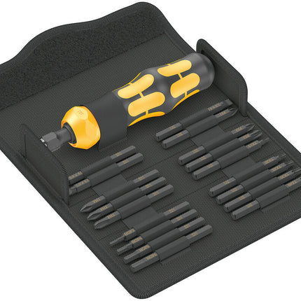 Set di cacciaviti WERA KK 900 Set 1 19 pezzi PH/PZD/TX/6 taglienti/scanalati ( 4000827283 )