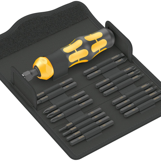 WERA Schraubendrehersatz KK 900 Set 1 19-teilig PH/PZD/TX/6-Kant/Schlitz ( 4000827283 )