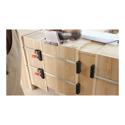 Morsetto per superfici BESSEY UK larghezza di serraggio 600 mm profondità della gola 80 mm ( 4000831440 )