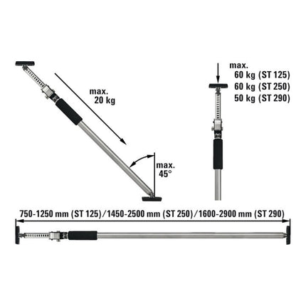 Supporto di montaggio BESSEY ST fino a 60 kg ( 4000831620 )