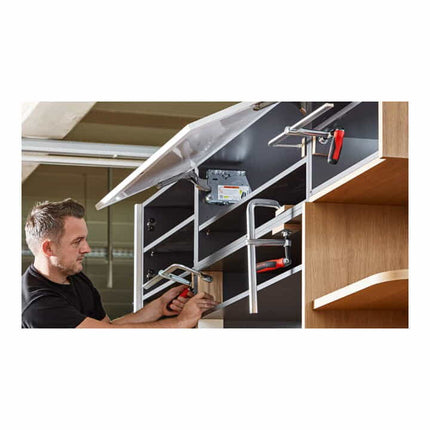 BESSEY morsetto a vite interamente in acciaio GZ-KG Larghezza di serraggio 400 mm Sporgenza 120 mm ( 4000831653 )