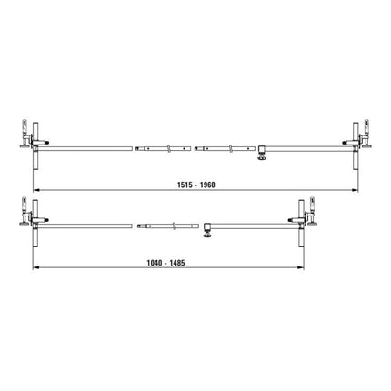 Pinza per porte BESSEY Campo di serraggio 565 - 1010 mm ( 4000831753 )