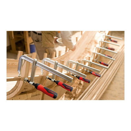 BESSEY morsetto a vite interamente in acciaio GZ-2K Larghezza di serraggio 500 mm Sporgenza 120 mm ( 4000831785 )