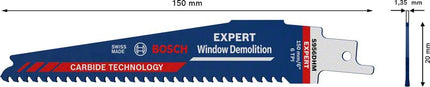 BOSCH Lama per sega circolare Expert Window Demolition S 956 DHM Lunghezza 150 mm Larghezza 6 mm ( 4000837427 )