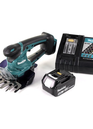 Makita DUM 604 18V Li-ion Akku Grasschere + 1 x BL1850 5,0 Ah Akku + 1 x DC 18 RC Ladegerät - Toolbrothers