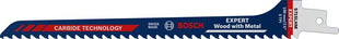 Lame de scie alternative BOSCH Expert Bois avec Métal S 715 LHM longueur 190 mm largeur 12 mm (4000837460)