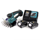 Makita DUM 604 18V Li-ion Akku Grasschere + 2 x BL1850 5,0 Ah Akku + 1 x DC 18 RC Ladegerät - Toolbrothers