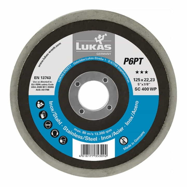Disco di lucidatura LUKAS P6PT Ø 125 mm foro Ø 22,23 mm ( 4000840862 )