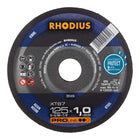 Disco da taglio RHODIUS XT67 D125x1mm diritto ( 4000841258 )